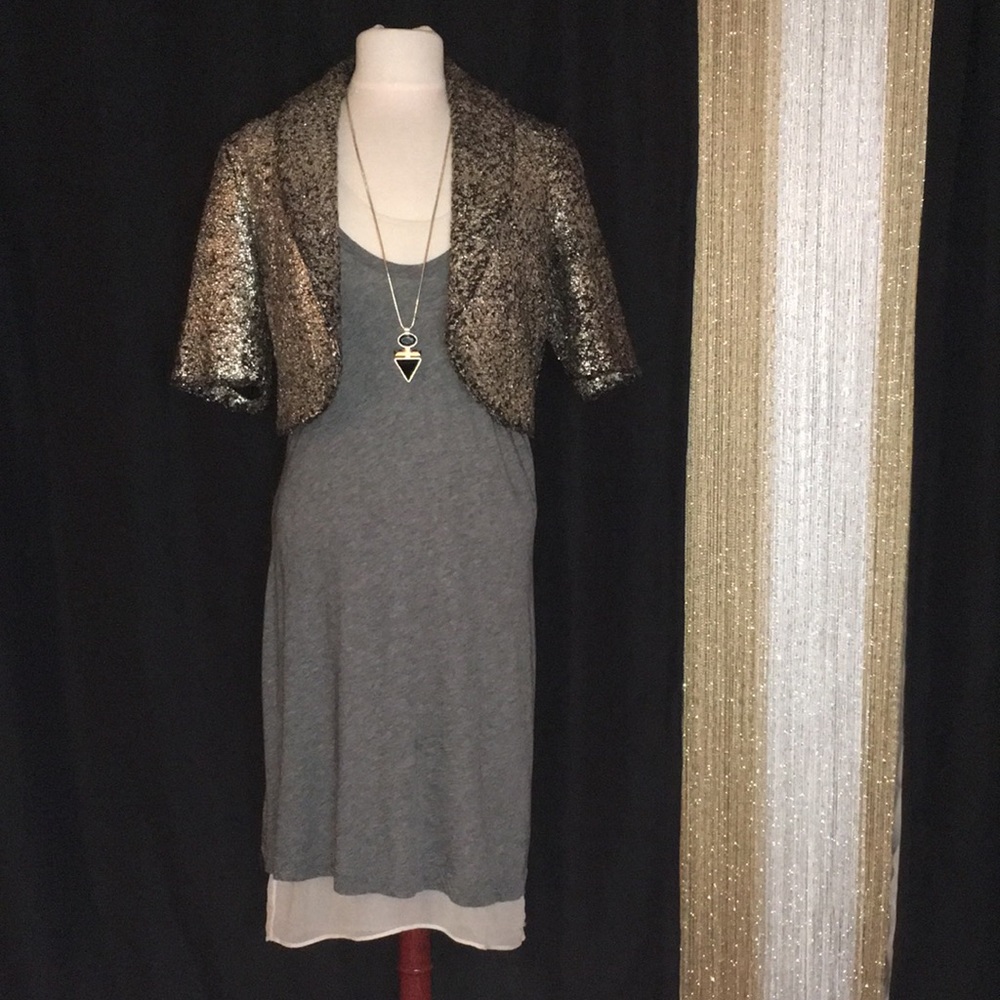 Layered Shift Dress - Picture 3 of 9